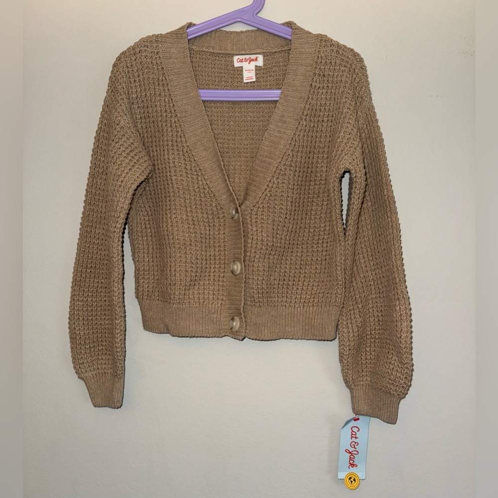 NWT CAT & JACK girls cardigan sz XS (4/5) ✨